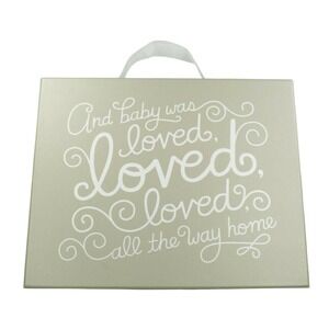 Hallmark Baby Blanket with‎ Suitcase for Baby's First Trip Home Unisex Green